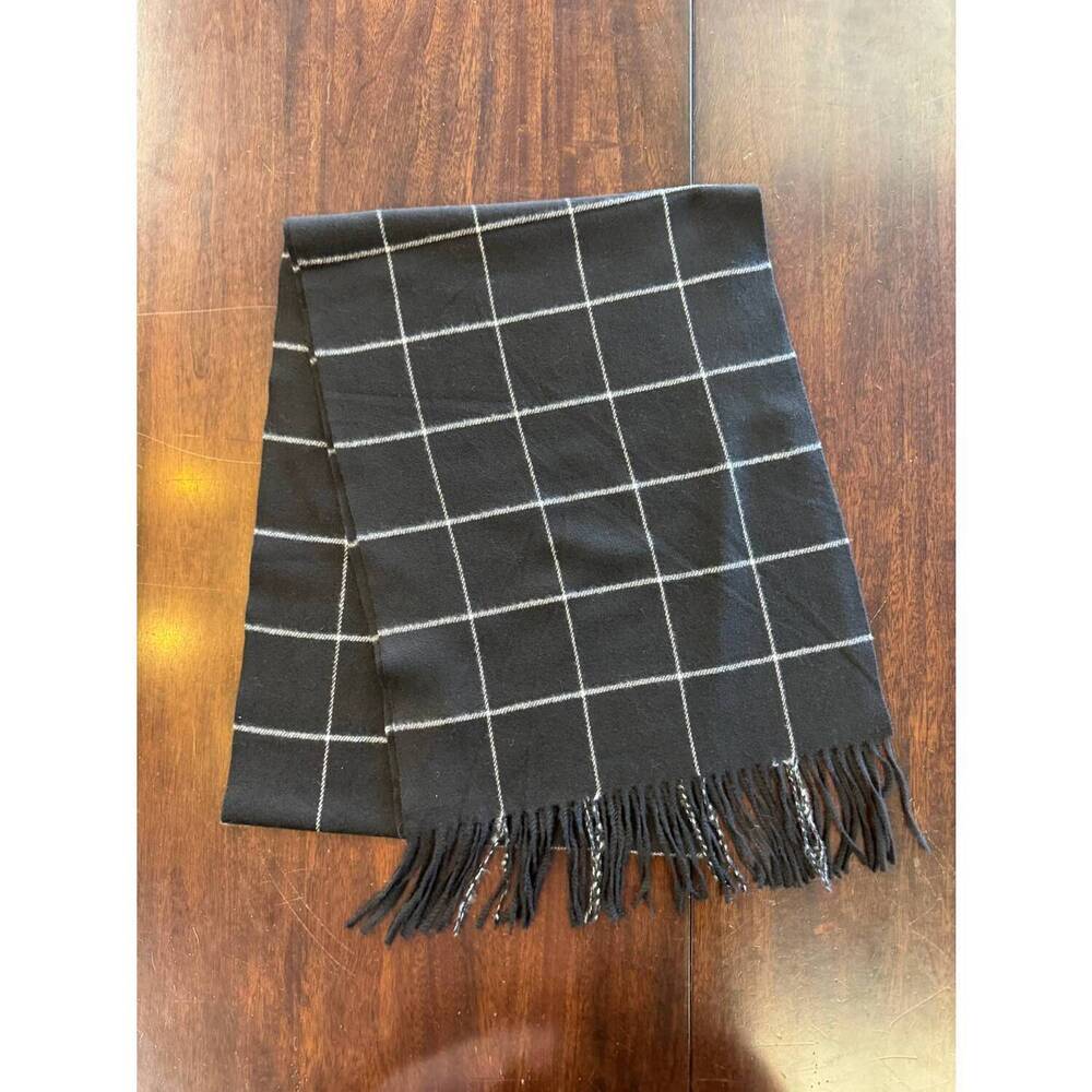 NEW SILVERSILK unisex premium cashmere scarf in black